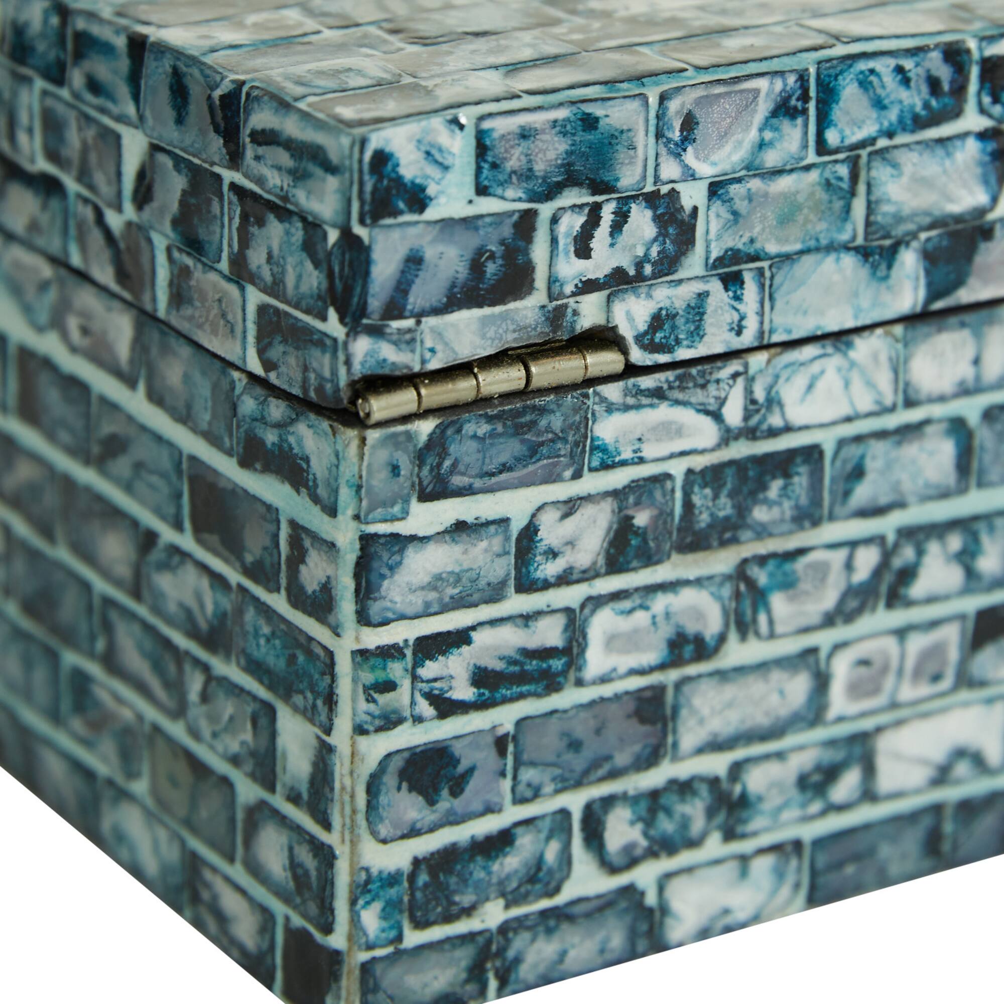 Blue Mother of Pearl Coastal Box Set